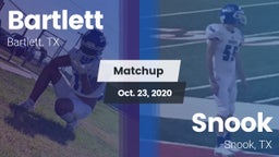 Matchup: Bartlett vs. Snook  2020
