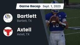 Recap: Bartlett  vs. Axtell  2023