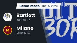 Recap: Bartlett  vs. Milano  2023