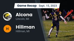 Recap: Alcona  vs. Hillman  2023