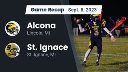 Recap: Alcona  vs. St. Ignace  2023