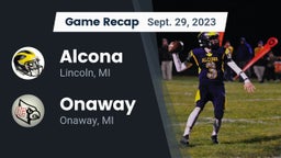 Recap: Alcona  vs. Onaway  2023