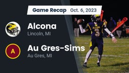 Recap: Alcona  vs. Au Gres-Sims  2023