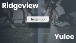 Matchup: Ridgeview vs. Yulee  2016