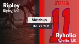 Matchup: Ripley vs. Byhalia  2016