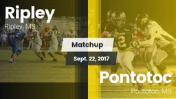 Matchup: Ripley vs. Pontotoc  2017