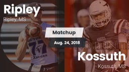 Matchup: Ripley  vs. Kossuth  2018