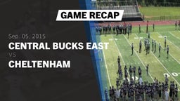 Recap: Central Bucks East  vs. Cheltenham  2015