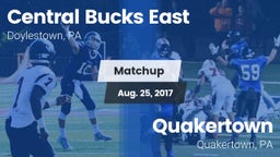 Matchup: Central Bucks East vs. Quakertown  2017