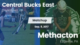 Matchup: Central Bucks East vs. Methacton  2017