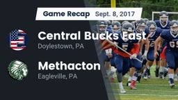 Recap: Central Bucks East  vs. Methacton  2017