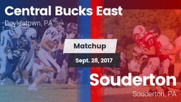 Matchup: Central Bucks East vs. Souderton  2017