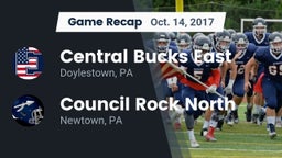 Recap: Central Bucks East  vs. Council Rock North  2017