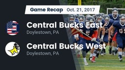 Recap: Central Bucks East  vs. Central Bucks West  2017