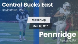 Matchup: Central Bucks East vs. Pennridge  2017
