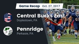 Recap: Central Bucks East  vs. Pennridge  2017