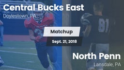 Matchup: Central Bucks East vs. North Penn  2018