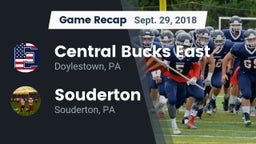 Recap: Central Bucks East  vs. Souderton  2018