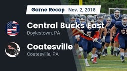 Recap: Central Bucks East  vs. Coatesville  2018