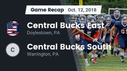 Recap: Central Bucks East  vs. Central Bucks South  2018