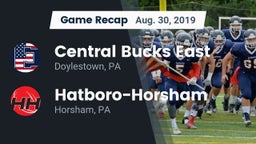 Recap: Central Bucks East  vs. Hatboro-Horsham  2019