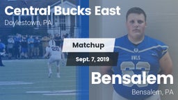 Matchup: Central Bucks East vs. Bensalem  2019