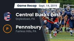 Recap: Central Bucks East  vs. Pennsbury  2019