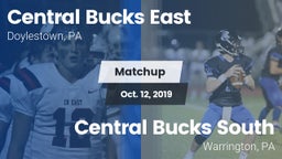 Matchup: Central Bucks East vs. Central Bucks South  2019
