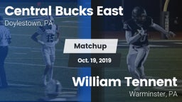 Matchup: Central Bucks East vs. William Tennent  2019
