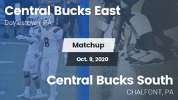 Matchup: Central Bucks East vs. Central Bucks South  2020