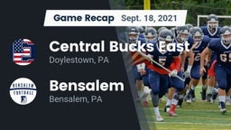 Recap: Central Bucks East  vs. Bensalem  2021