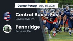 Recap: Central Bucks East  vs. Pennridge  2021