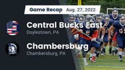 Recap: Central Bucks East  vs. Chambersburg  2022