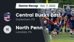 Recap: Central Bucks East  vs. North Penn  2022