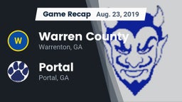 Recap: Warren County  vs. Portal  2019