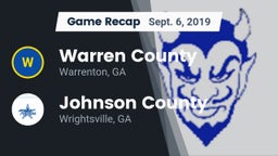 Recap: Warren County  vs. Johnson County  2019