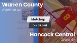 Matchup: Warren County vs. Hancock Central  2019