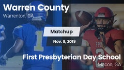 Matchup: Warren County vs. First Presbyterian Day School 2019