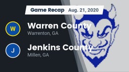 Recap: Warren County  vs. Jenkins County  2020