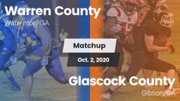 Matchup: Warren County vs. Glascock County  2020