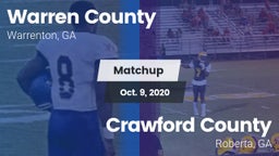 Matchup: Warren County vs. Crawford County  2020