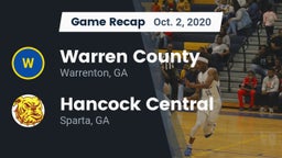 Recap: Warren County  vs. Hancock Central  2020