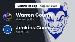 Recap: Warren County  vs. Jenkins County  2021