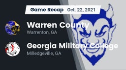 Recap: Warren County  vs. Georgia Military College  2021