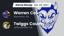 Recap: Warren County  vs. Twiggs County  2021