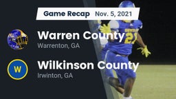 Recap: Warren County  vs. Wilkinson County  2021