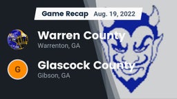 Recap: Warren County  vs. Glascock County  2022