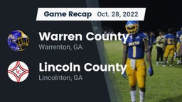 Recap: Warren County  vs. Lincoln County  2022
