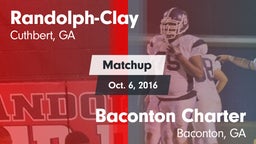 Matchup: Randolph-Clay vs. Baconton Charter  2016