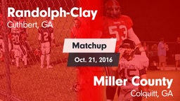 Matchup: Randolph-Clay vs. Miller County  2016